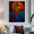 White Floater Framed Canvas