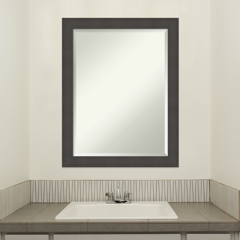 Miroir mural Yousaf, 27,5 po x 21,5 po, Bronze