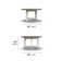 Melody Round Solid Wood Base Dining Table