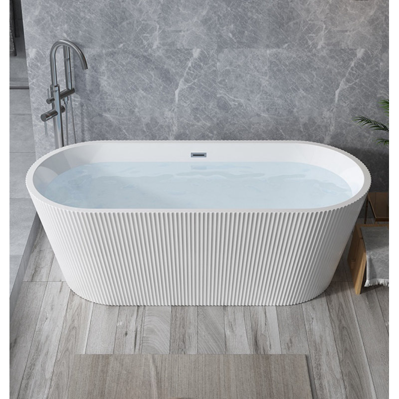 63'' x 29.5'' Soaking Acrylic Bathtub