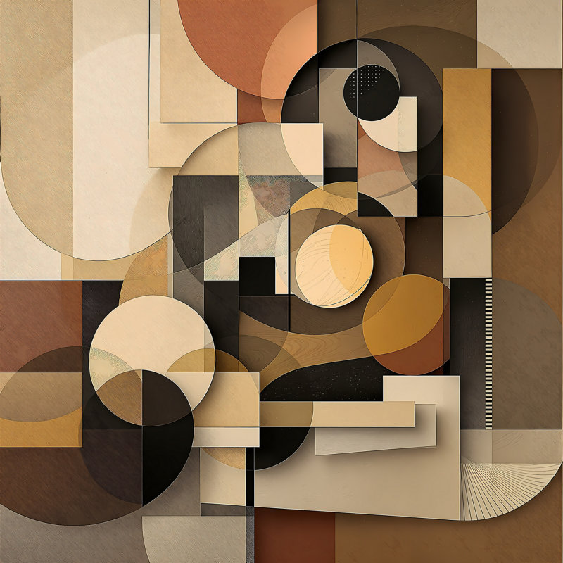 Chasing Circles, 42" H x 42" W