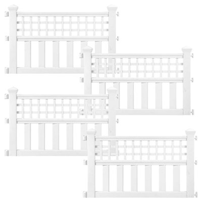 Byren 37 cm H x 60 cm W Fence Panels Fencing with 4 Panel(s) Included