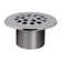 1-3/8" Fine Thread Bathtub Drain Trim with Trip Lever and Conversion Adaptor