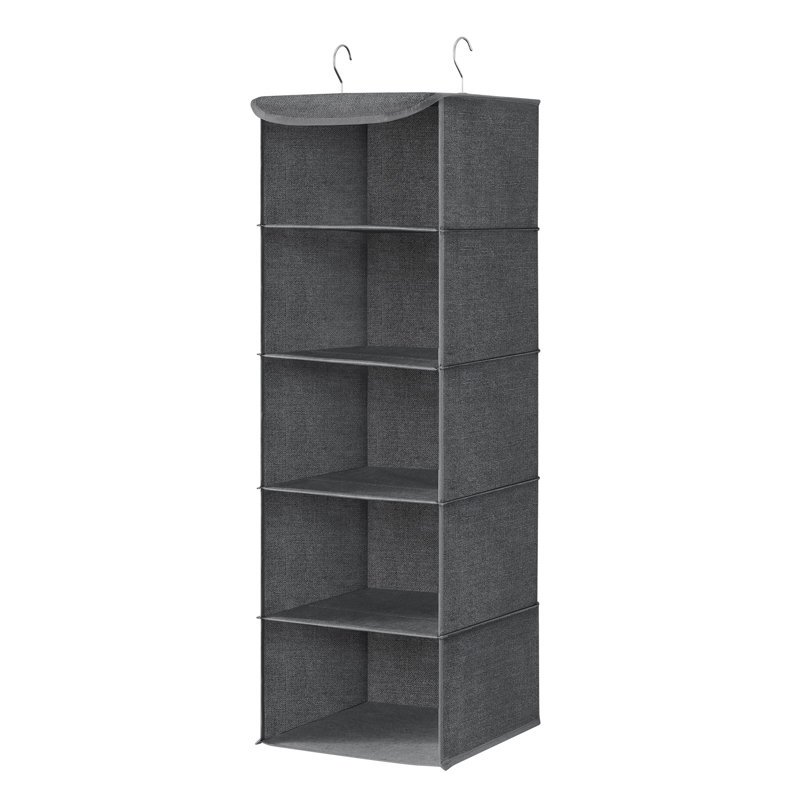 Fabric Hanging Organiser, Grey