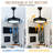 Gerede 36" Integrated LED Retractable Ceiling Fan-598517738