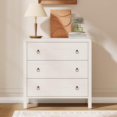 3 Drawer Dresser for Bedroom, Chest of Drawers, Closet Dresser Storage Cabinet Organizer for Bedroom, Living Room, Hallway & Office