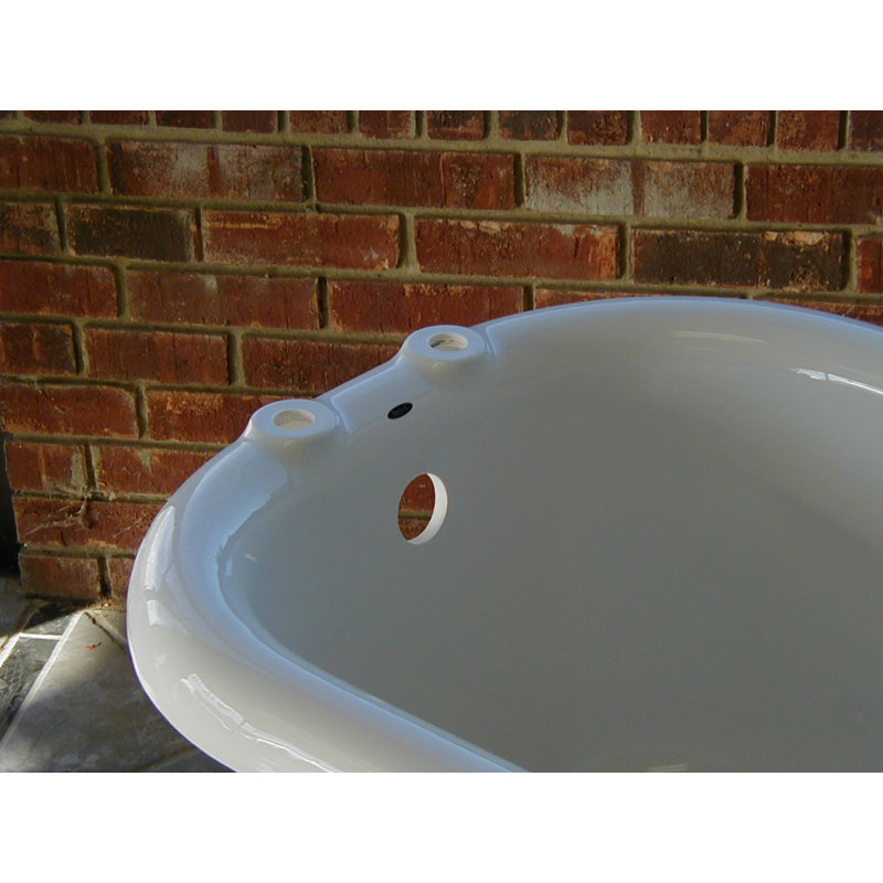 Ambassador 60" x 30" Clawfoot Soaking Bathtub, Oil Rubbed Bronze
