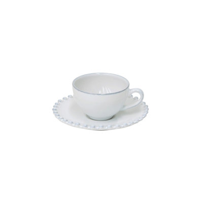 Pearl Handmade Stoneware Coffee Cup