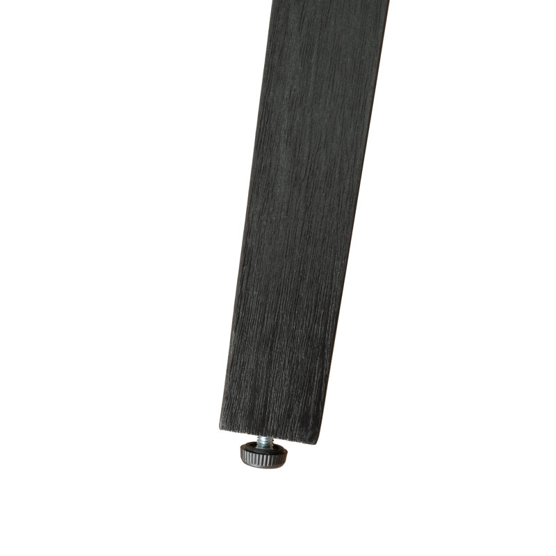 26'' Swivel Upholstered Counter & Bar Stool, Dark Black Seat/Black Frame