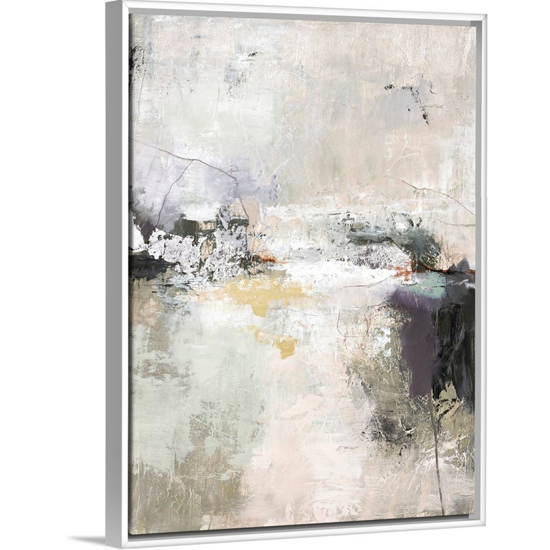 Garden Gate - reproduction d'art, Toile blanche encadrée, H 18 po x l 14 po x P 1,75 po