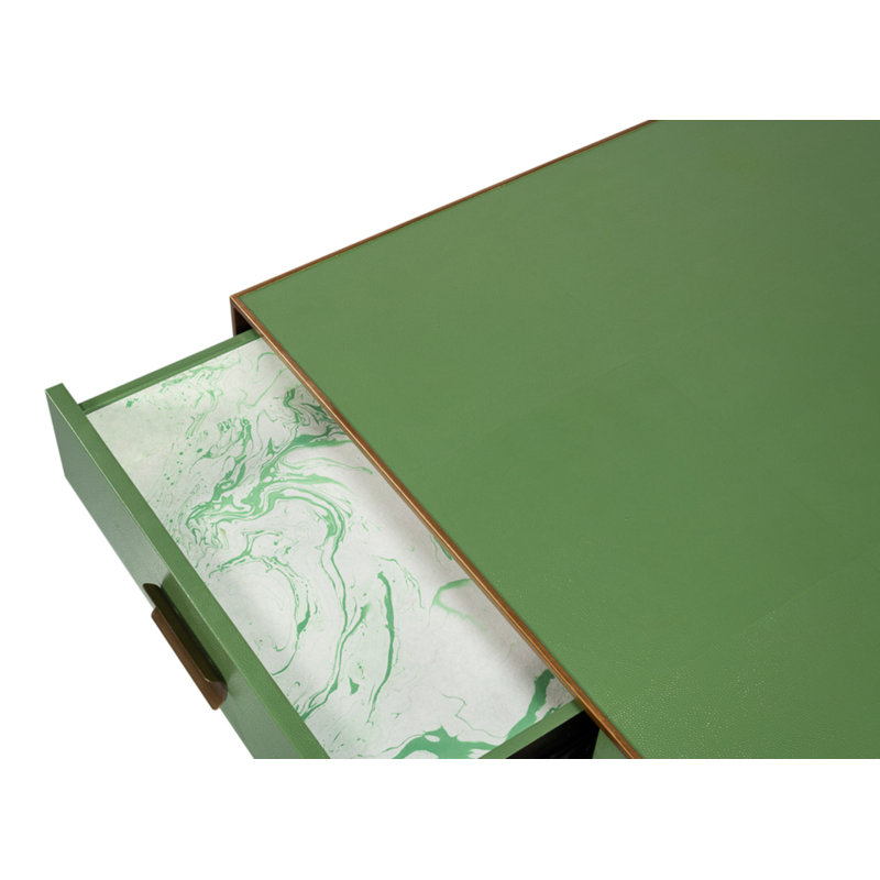 Shagreen Coffee Table, Green