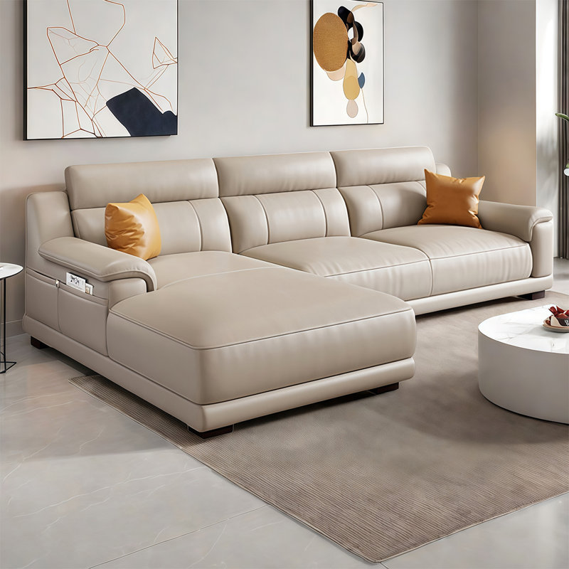 Canapé nordique luxueux et simple, H 36,22 po x l 110,23 po x P 67,71 po