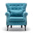 Tufted Wingback Chair-1661327611