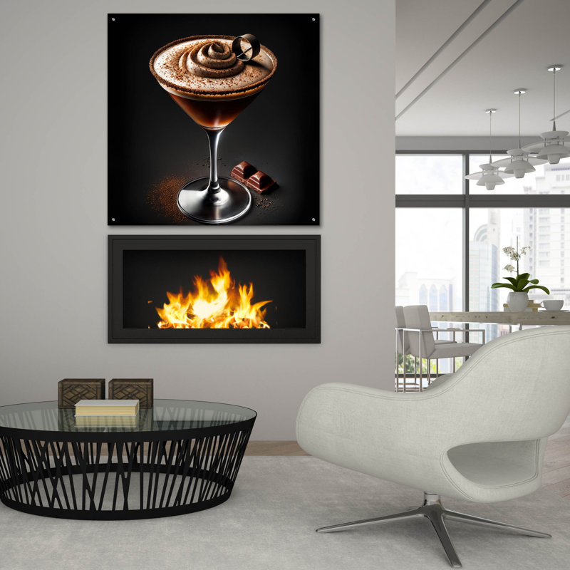 «Chocolate Martini - Rich And Creamy» par Rey Klimt, art mural acrylique, H 36 po x l 36 po