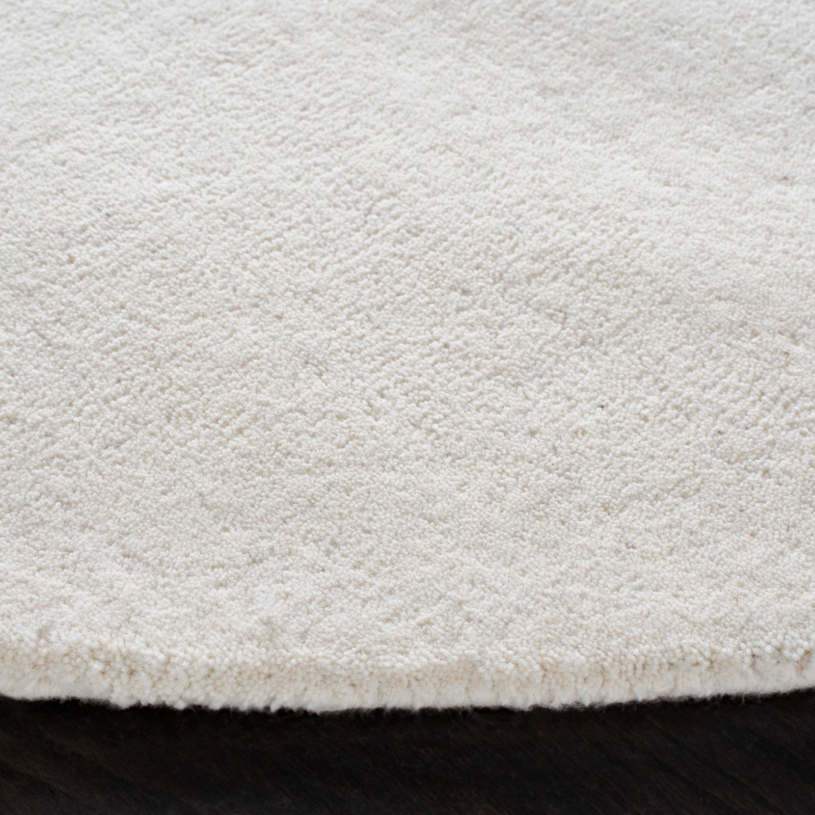 Tripoli Hand Tufted Wool Ivory/Multi Rug, Round 3'