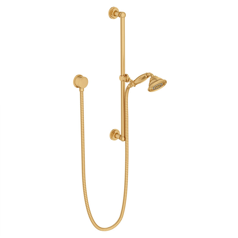 Oak Hill Personal Shower Set With Handshower, Satin Brass