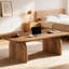 Table à thé de style moderne, table basse spacieuse, table d'ordinateur