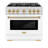 ZLINE Autograph Edition 36 in. Select Gas Range w/ Door & Accents-105806792
