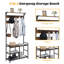 Keever 84 cm Clothes Rack