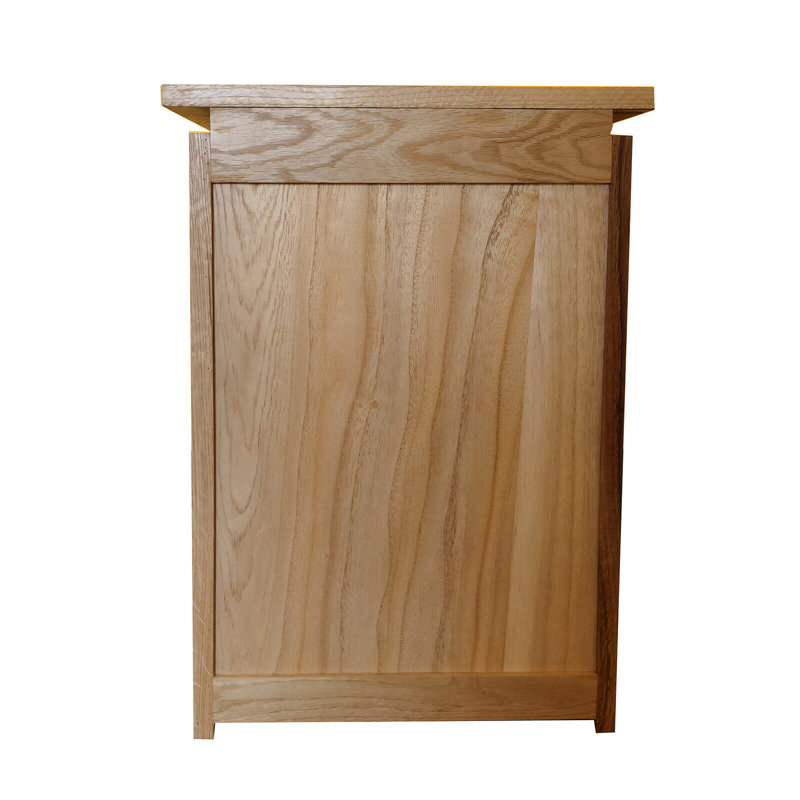 Braddyville 40cm W Solid Wood Bedside Table
