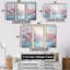 Blue And Pink Hydrangea Solitude In Nature - Flower Field Wall Decor Set-107736080-107736086
