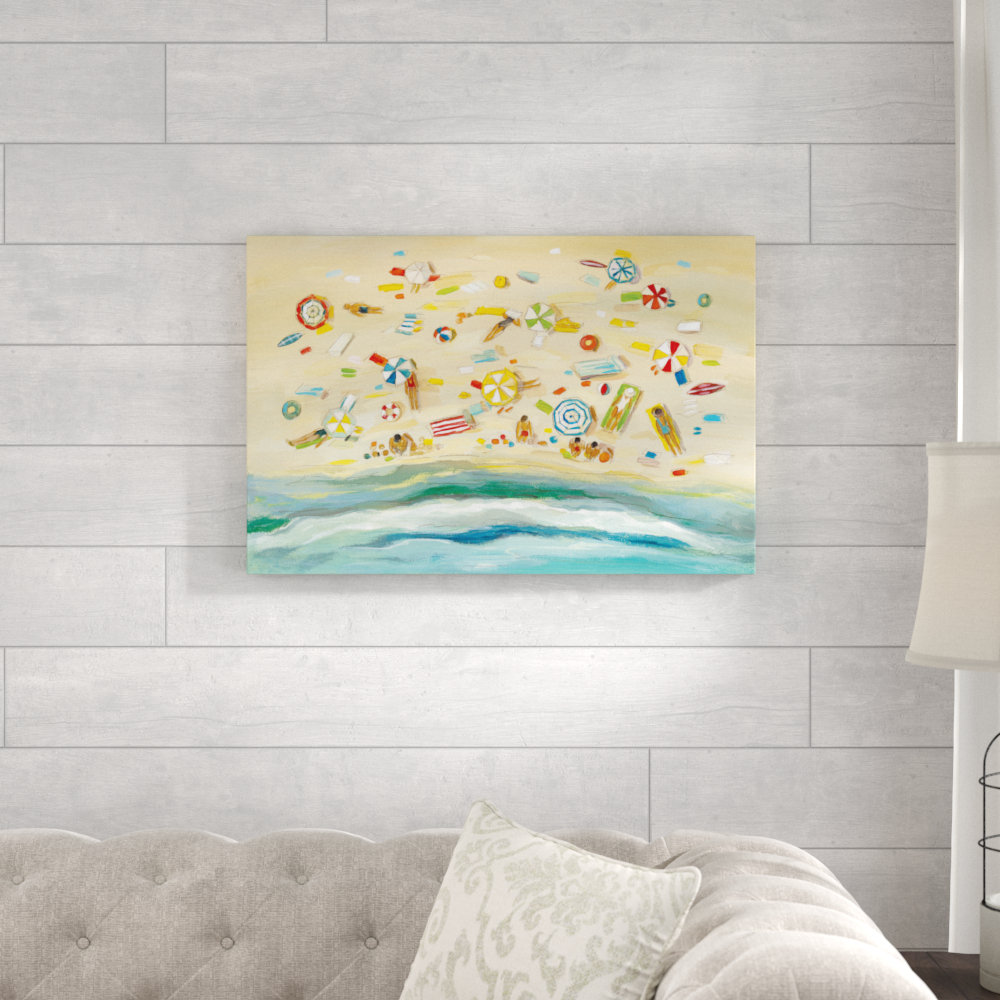 " Beach Day " by Silvia Vassileva Painting Print Sand & Stable™ 