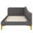 Luxurious Upholstered Daybed With Stylish Headboard And Comfortable Armrests-686727872-686727879