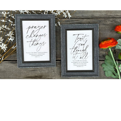 Plaque Trust God Proverbs 3:5-6