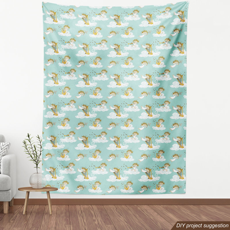Tissu ange, H 36 po x l 58 po x P 1 po
