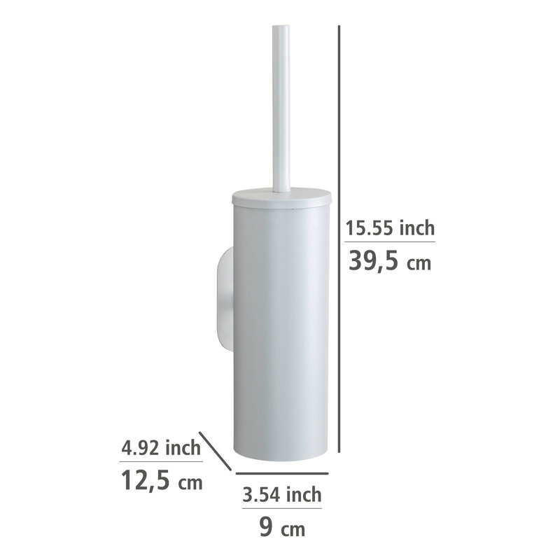 Aspynn Freestanding Toilet Brush and Holder