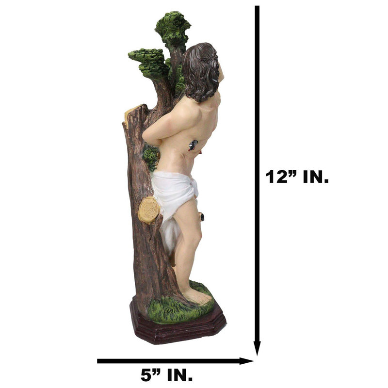Figurine 12 "Saint-Sébastien Christian Martyr Roman Soldier