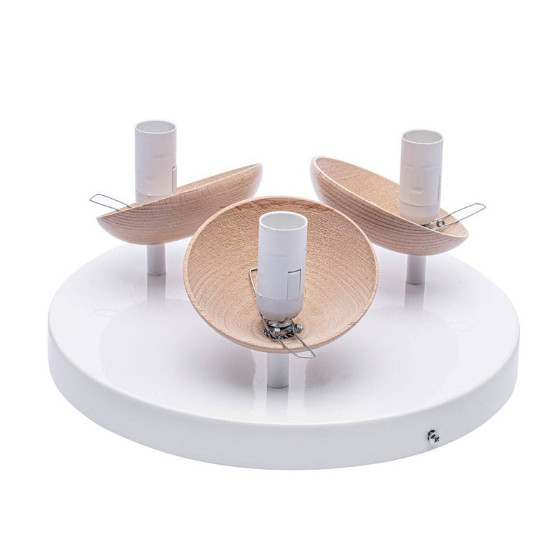 Parette Glass Semi Flush Mount