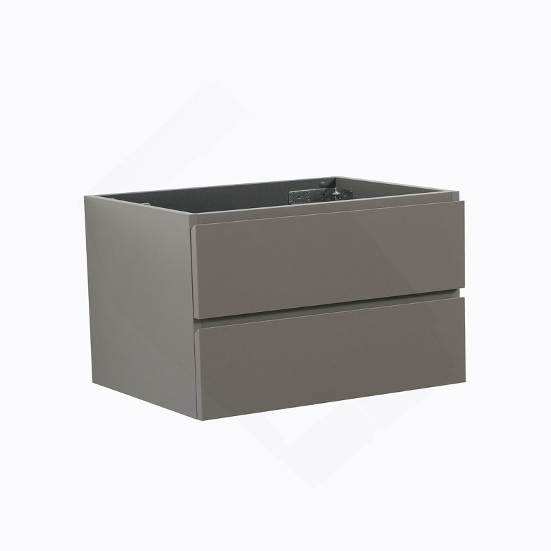 Wall Mount Cabinet WITHOUT Basin,Gray Color,With Two Drawers
