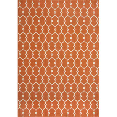 Tapis orange Yepez