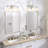 Higgins - Bathroom Vanity - Wispy White Glassware Shade-1806619032-1806619025-1806619034