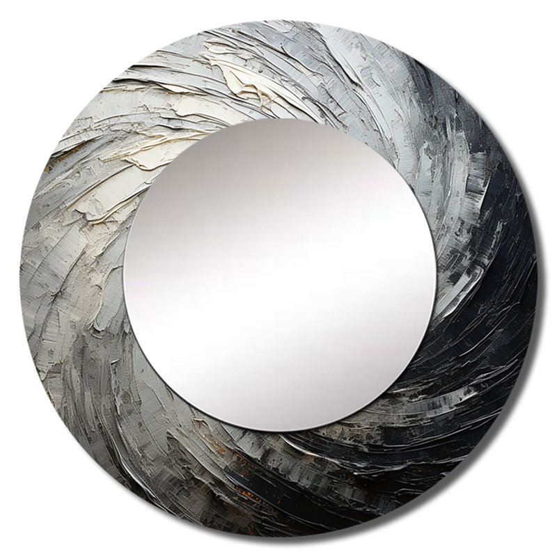 Mouvement méditatif gris Ryniah, 23 po x 23 po