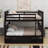 Full Over Full Bunk Bed With Trundle And Ladder-1572783550