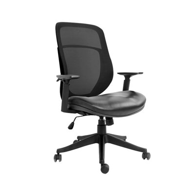 Chaise de travail ergonomique en filet Prewitt