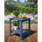 2-Tier Outdoor Side Table, HDPE All-Weather, 18x15 Inch, for Patio Deck Pool Backyard Indoor-569144057