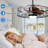 23" Outdoor Water Proof Ceiling Fan with LED Light Remote App Contorl DC Motor 3 Color Tone and 6 Speed Plug-in Patio Ceiling Fan