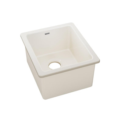 Elkay Fireclay 16" L x 19" W Undermount Bar Sink