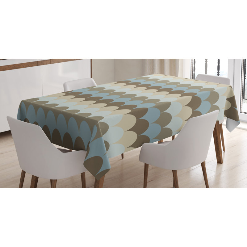 Geometric Tablecloth, 84" L x 60" W