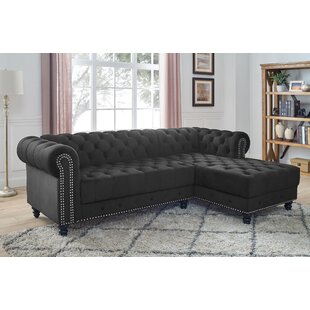 Black Gothic Loveseat w/ Tufted Black Velvet Fabric