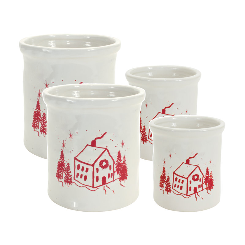 Ensemble de 4 vases de table Geeke