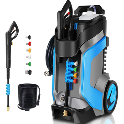Laveuses à pression électriques 5000PSI avec nettoyeur à haute pression de 4,0 gallons par minute avec tuyau de pression M22-14mm 33pi