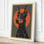 Doberman Rising Geometric - Wrapped Canvas-2071950892-2071950894