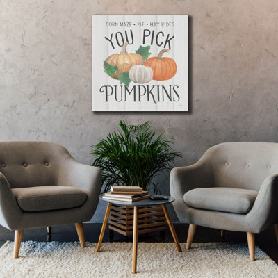 Toile épique Graffiti «Fall At The Farm 7» par James Wiens, 37 po x 37 po