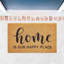  Paillasson en fibre de coco 18 "x 30" Home Home Is Our Happy Place