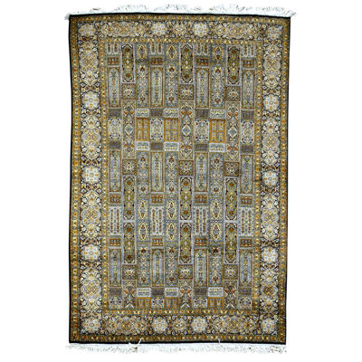 Hand Woven Silk Oriental Area Rug