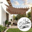 Amgo personnalisable Triangle Super Ring Sun Shade Sail 260 g / m² robuste-107395709-107395676